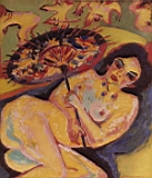 10-Expressionism-Kirchner-Girl Under Japanese Umbrella (1909).jpg